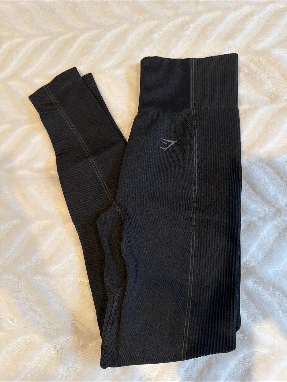 Gymshark Women's High-Waist Ribbed Workout Leggings